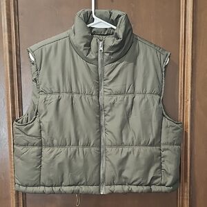 Thread & Supply Gray Quilted Vest